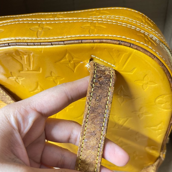 COPY - Louis Vuitton Vernis Yellow Backpack Vintage Monogram Purse Murray Tote … - Picture 11 of 16